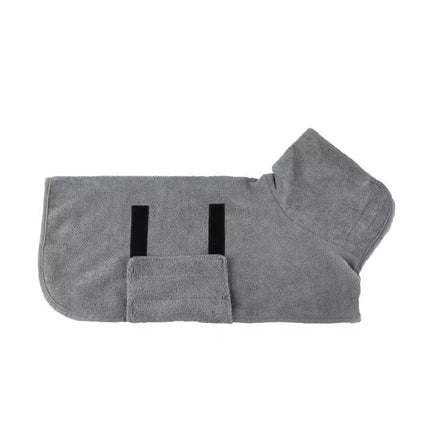 CozyDry huisdier badjas | Snel drogend en absorberend | Houdt honden en katten warm en droog na bad of regen | Comfortabel en makkelijk aan te trekken | Geschikt voor alle seizoenen