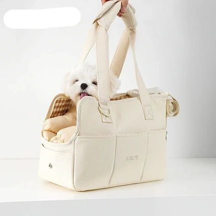ChicPaws stijlvolle huisdierendrager | Comfortabele draagtas voor kleine honden | Veilig hygiënisch reizen | Gemakkelijk schoon te maken | Modern design