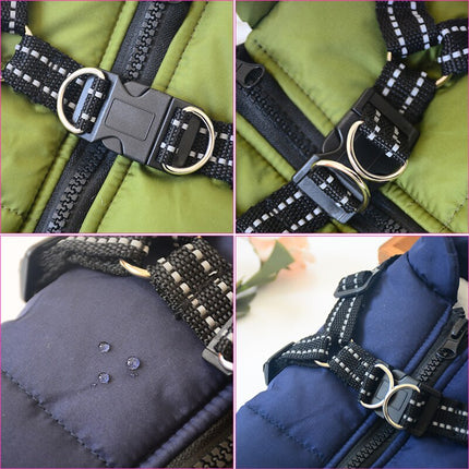 SnuggleSuit winterjas voor honden | Waterdicht en warm hondenjack | Bescherming tegen regen en kou | Comfort voor oudere honden | Wasbaar | Verschillende maten