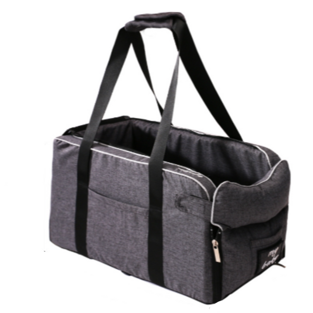 Huisdiervriendelijke Auto Reismand | Verstelbare Veiligheid en Comfort | Geschikt voor Alle Autostoelen