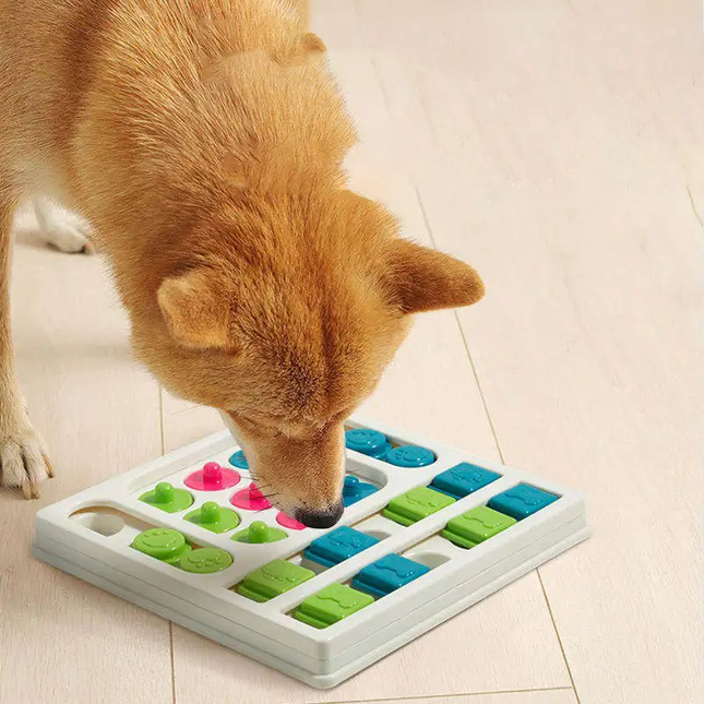 PuzzlBowl anti-schrok voerbak voor honden | Stimuleert langzamer eten | Bevordert spijsvertering | Mentale uitdaging | Portiecontrole