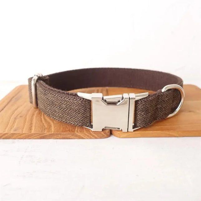Hondenhalsband Ivy | Gepersonaliseerde Naamplaat | Duurzaam Nylon | Veiligheid & Comfort | Snelle Ontgrendeling | Alle Seizoenen Geschikt