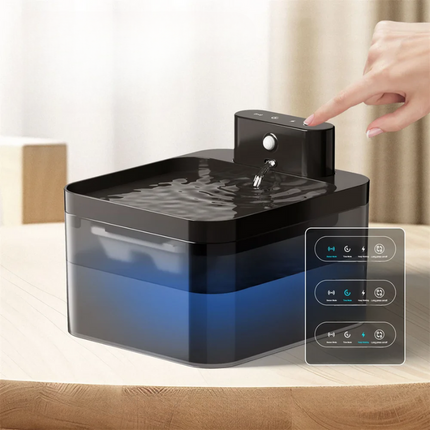 PurrFlow draadloze drinkfontein voor katten | Stille werking | Geavanceerd filtratie­systeem | Bewegingssensor | Voor altijd vers en schoon water