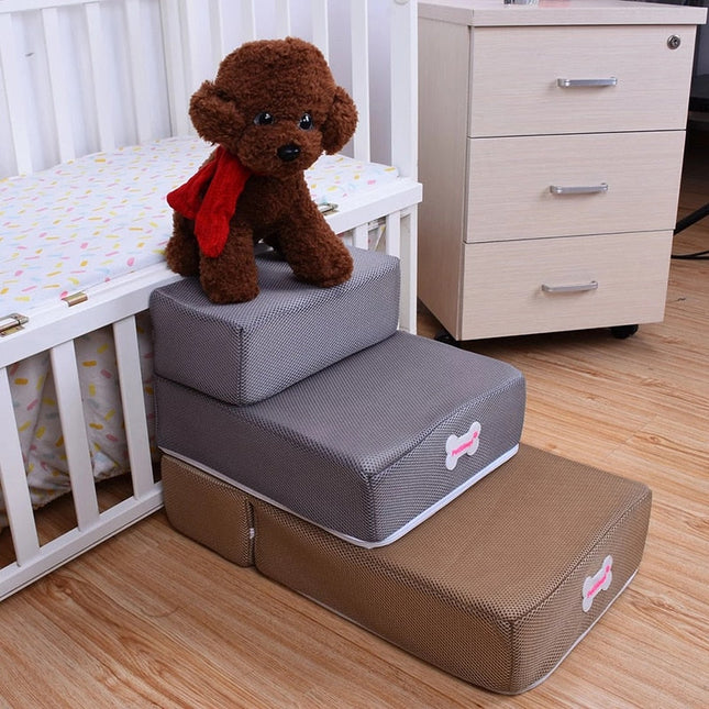 ClimbEase huisdiertrap | Antislip trapje voor honden en katten | Vermindert gewrichtsbelasting | Veilig en duurzaam hulpmiddel voor betere mobiliteit | Gemakkelijk toegang tot hogere plekken