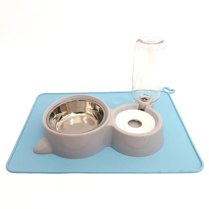 PetMate antislip voerbak voor huisdieren | Vaatwasserbestendig | Compact en ruimtebesparend ontwerp | Geschikt voor honden en katten | Duurzaam materiaal