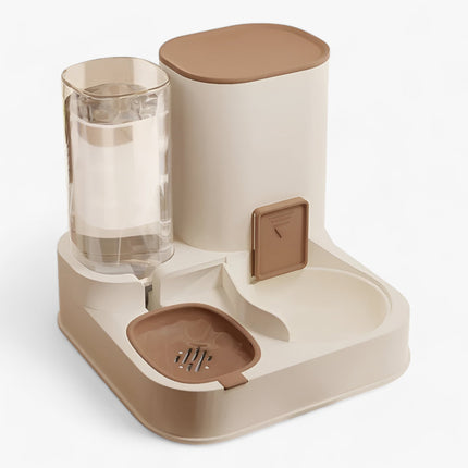 PetEase automatische voer- en waterdispenser voor huisdieren | Grote capaciteit | Duurzaam en makkelijk schoon te maken | Altijd vers water en voer