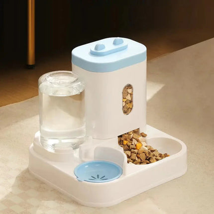 Slimme Huisdiervoederdispenser | Timer Gecontroleerd | Grote Inhoud | Droog & Nat Voer Compartimenten | Eenvoudig Reinigbaar | Geschikt voor Huisdieren | Handig voor Vakanties & Drukke Dagen