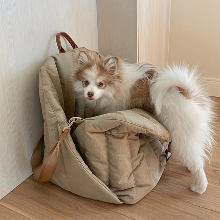 Superlichte huisdier reistas waterdicht | Comfortabele draagtas voor hond of kat | Ademend en stressvrij reizen in regen of zon | Geschikt voor reizen en wandelingen