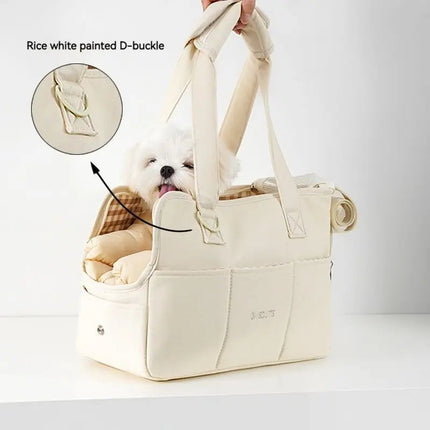 ChicPaws stijlvolle huisdierendrager | Comfortabele draagtas voor kleine honden | Veilig hygiënisch reizen | Gemakkelijk schoon te maken | Modern design