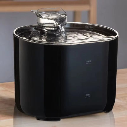 FreshFlow Drinkfontein voor Katten | Waterfontein met Geavanceerde Filtratie | Stil | Stimuleert Gezonde Hydratatie | USB-Voeding | Modern Ontwerp | 2L Inhoud