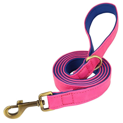 Hondenhalsband Pippa | Verstelbaar PU-leer | Inclusief Naamplaat | Veilig en Comfortabel