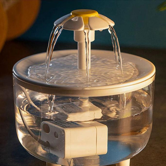 HydroCat waterfontein kat | Automatische drinkfontein met filter | 1L capaciteit | Stil, energiezuinig en eenvoudig schoon te maken | Vers stromend water voor katten | USB-voeding | BPA-vrij