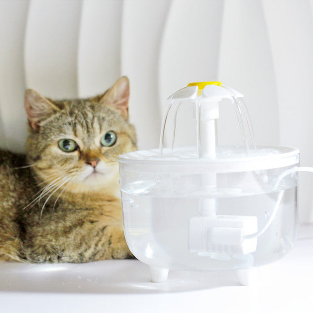 HydroCat waterfontein kat | Automatische drinkfontein met filter | 1L capaciteit | Stil, energiezuinig en eenvoudig schoon te maken | Vers stromend water voor katten | USB-voeding | BPA-vrij