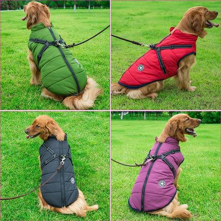 SnuggleSuit winterjas voor honden | Waterdicht en warm hondenjack | Bescherming tegen regen en kou | Comfort voor oudere honden | Wasbaar | Verschillende maten