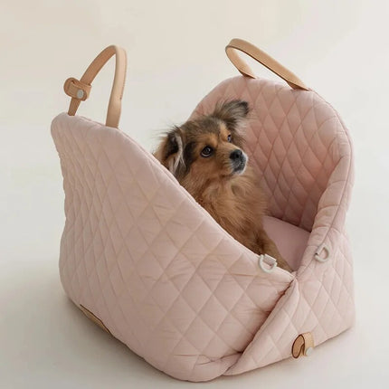 PetStyle huisdier reistas | Comfortabele en ademende draagtas voor katten en kleine honden | Veilig transport voor reizen, auto en dierenartsbezoek | Stijlvol ontwerp met zacht interieur