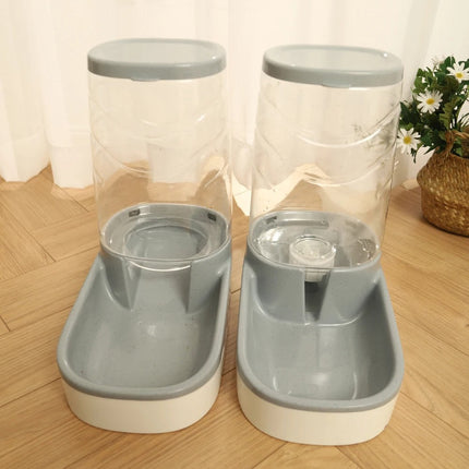 PetFlowMate automatische voer- en waterdispenser voor huisdieren | Gezonder eet- en drinkschema | Antislip | Voorkomt morsen | Non-toxisch plastic | Tijdbesparend voor huisdiereigenaren