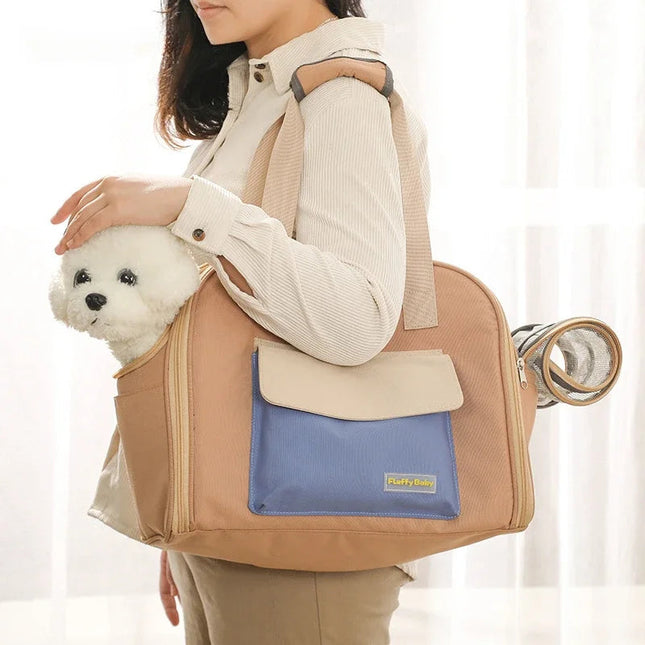 TravelBuddy huisdier reistas | Uitbreidbaar design | Comfortabel en ademend | Ruime opbergvakken | Geschikt voor reizen met kat of hond