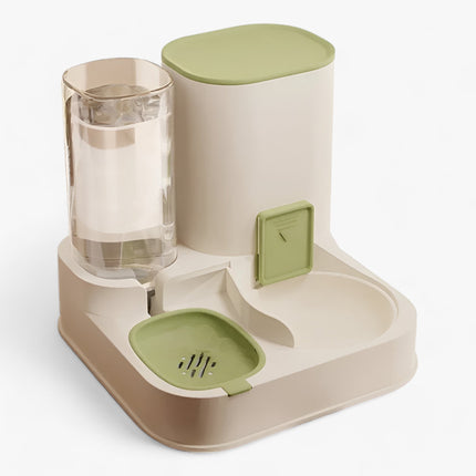PetEase automatische voer- en waterdispenser voor huisdieren | Grote capaciteit | Duurzaam en makkelijk schoon te maken | Altijd vers water en voer