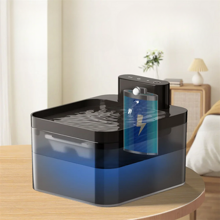 PurrFlow draadloze drinkfontein voor katten | Stille werking | Geavanceerd filtratie­systeem | Bewegingssensor | Voor altijd vers en schoon water