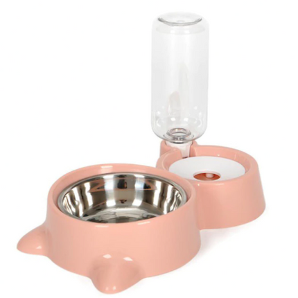 PetMate antislip voerbak voor huisdieren | Vaatwasserbestendig | Compact en ruimtebesparend ontwerp | Geschikt voor honden en katten | Duurzaam materiaal