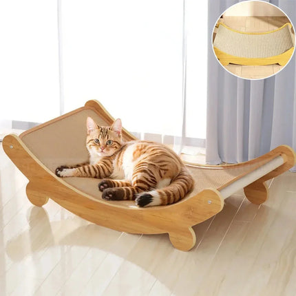 Duurzaam Sisal Krabpaneel voor Katten | Vochtbestendig Ontwerp | Antislipbasis | Gezonde Nagels en Actief Gedrag | Bescherm Meubels Tegen Krabben | Geschikt Voor Alle Seizoenen | Praktische en Stabiele Krabplank voor Gelukkige Katten