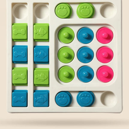 PuzzlBowl anti-schrok voerbak voor honden | Stimuleert langzamer eten | Bevordert spijsvertering | Mentale uitdaging | Portiecontrole