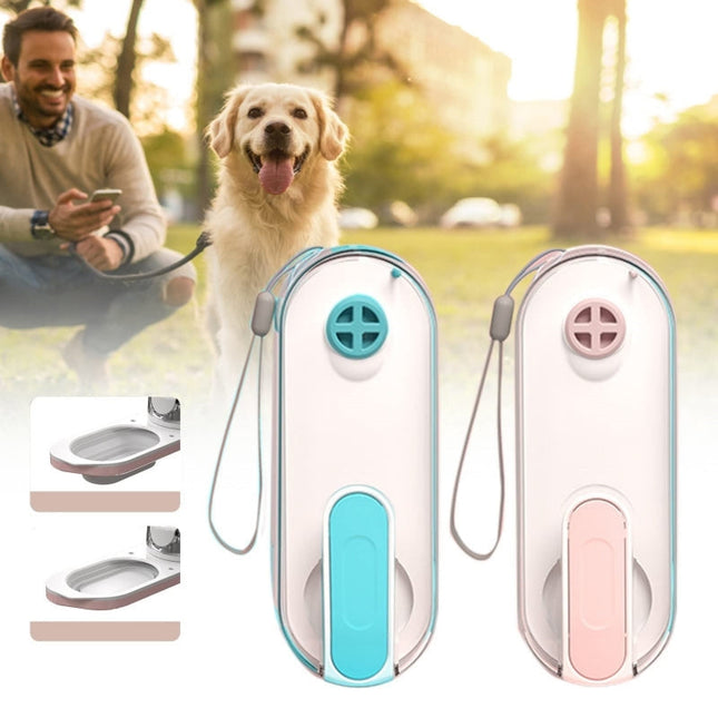 HydrPaw draagbare drinkfles voor huisdieren | Opvouwbaar en compact ontwerp | Geurloos materiaal | Ideaal voor wandelen, reizen en outdoor gebruik