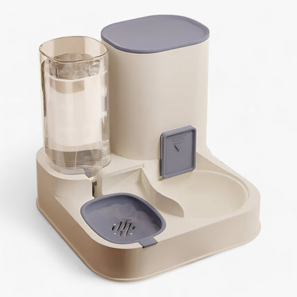 PetEase automatische voer- en waterdispenser voor huisdieren | Grote capaciteit | Duurzaam en makkelijk schoon te maken | Altijd vers water en voer
