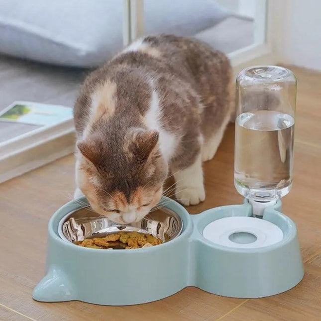 PetMate antislip voerbak voor huisdieren | Vaatwasserbestendig | Compact en ruimtebesparend ontwerp | Geschikt voor honden en katten | Duurzaam materiaal