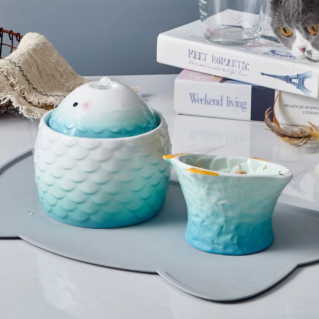 AquaPurr automatische waterfontein voor huisdieren | Vers en gefilterd drinkwater | USB oplaadbaar | Stijlvol ontwerp | Gezonde hydratatie voor katten en honden