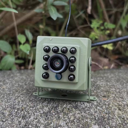 Telecamera WLAN NestCam resistente alle intemperie | HD 1080p | Rilevamento del movimento | Visione notturna | Per la fauna selvatica e il giardino | Connessione stabile | Compatibile con smartphone