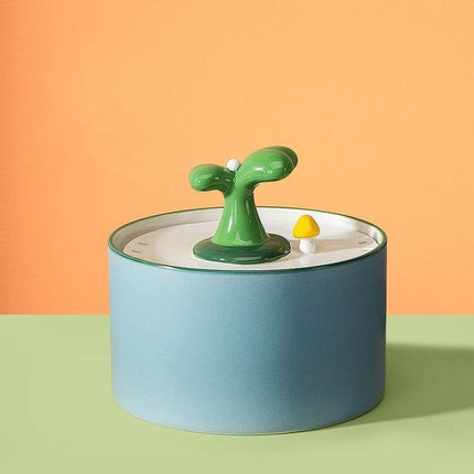 Automatische Keramische Waterdispenser voor Katten | Milieuvriendelijke Stille Drinkfontein | Dubbele Filtratie en pH-balans | Inclusief Pomp en Filter | Verkrijgbaar in Maten S en L