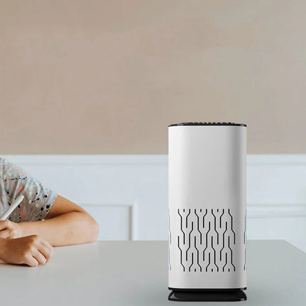 Oczyszczacz powietrza dla zwierząt | Usuwa 99,97% cząsteczek | Filtr z węglem aktywnym | Cicha praca | Technologia inteligentnych czujników | Energooszczędny | Lepsza jakość powietrza | Biały