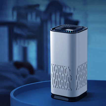 Oczyszczacz powietrza dla zwierząt | Usuwa 99,97% cząsteczek | Filtr z węglem aktywnym | Cicha praca | Technologia inteligentnych czujników | Energooszczędny | Lepsza jakość powietrza | Biały