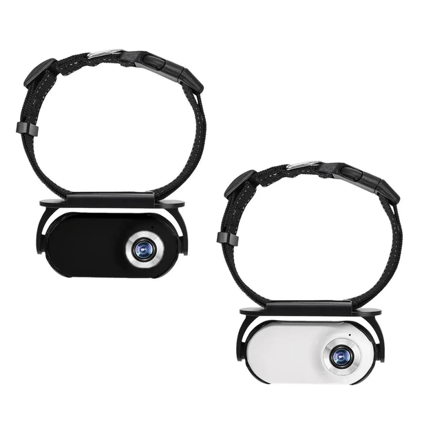 Mini Cat Collar Camera | HD Wide-Angle Lens 120° | Full HD 1080P Video | 4K Photo | Real-time Color Screen | Long Battery Life 240 min | 256 GB Memory Support | OTG Phone Connection