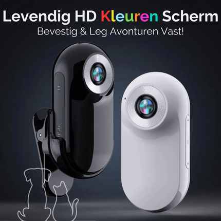 Miniaturowa kamera w obroży dla kota | Obiektyw szerokokątny HD 120° | Wideo Full HD 1080P | Zdjęcia 4K | Kolorowy ekran w czasie rzeczywistym | Długi czas pracy baterii: 240 min | Obsługa pamięci 256 GB | Połączenie telefoniczne OTG