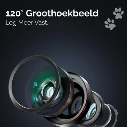 Miniaturowa kamera w obroży dla kota | Obiektyw szerokokątny HD 120° | Wideo Full HD 1080P | Zdjęcia 4K | Kolorowy ekran w czasie rzeczywistym | Długi czas pracy baterii: 240 min | Obsługa pamięci 256 GB | Połączenie telefoniczne OTG