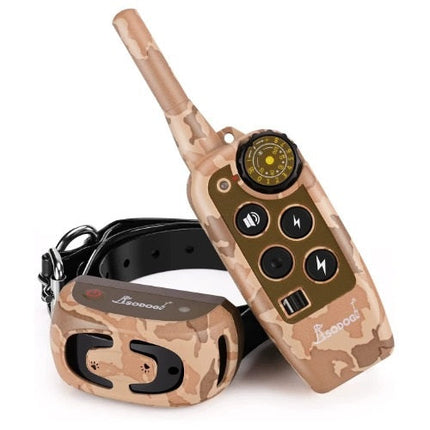 Collar de adiestramiento para perros | Ajustable | Alcance de 670 m | Resistente al agua | Comunicación inalámbrica | Batería de larga duración | Funcionamiento intuitivo | Modos de adiestramiento versátiles | Seguro y duradero