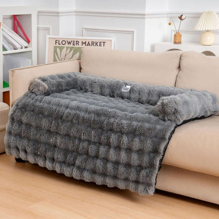 Pluszowa mata na kanapę dla zwierząt | Wygodna, zmywalna mata | Antypoślizgowa dla zwierząt | Dla psów i kotów