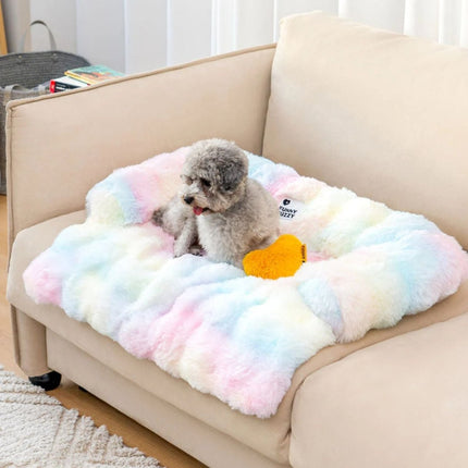 Pluszowa mata na kanapę dla zwierząt | Wygodna, zmywalna mata | Antypoślizgowa dla zwierząt | Dla psów i kotów