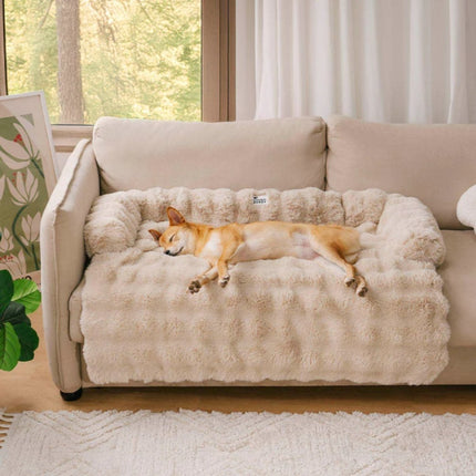 Pluszowa mata na kanapę dla zwierząt | Wygodna, zmywalna mata | Antypoślizgowa dla zwierząt | Dla psów i kotów