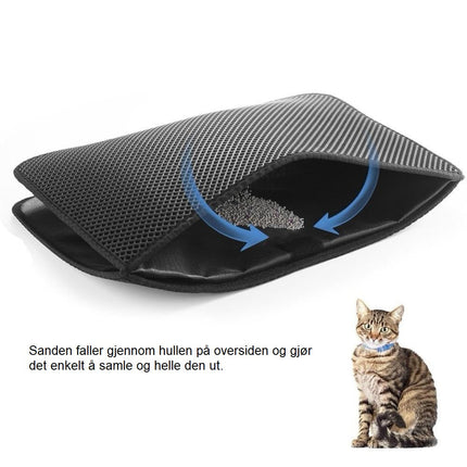 LitterGuard kattenbakmat | Milieuvriendelijk EVA-schuim | Opvang verspreide kattenbakvulling | Zacht & waterdicht | Gemakkelijk schoon te maken