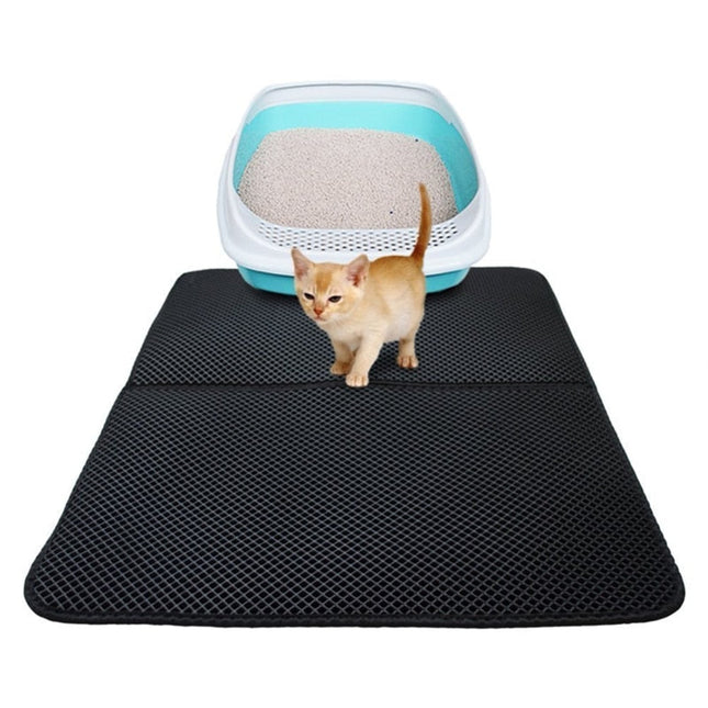 LitterGuard kattenbakmat | Milieuvriendelijk EVA-schuim | Opvang verspreide kattenbakvulling | Zacht & waterdicht | Gemakkelijk schoon te maken