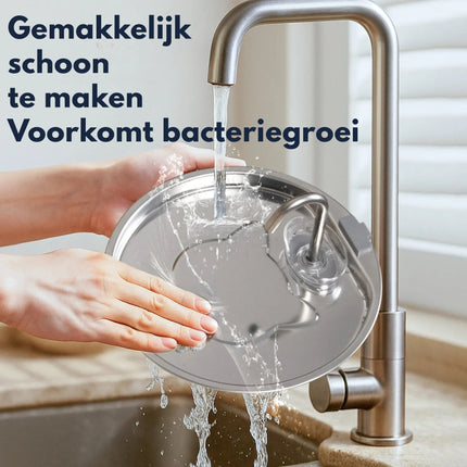 RVS Kattenfontein 3.2L met Ingebouwd Filtersysteem en Ultra Stille Waterpomp voor Huisdieren