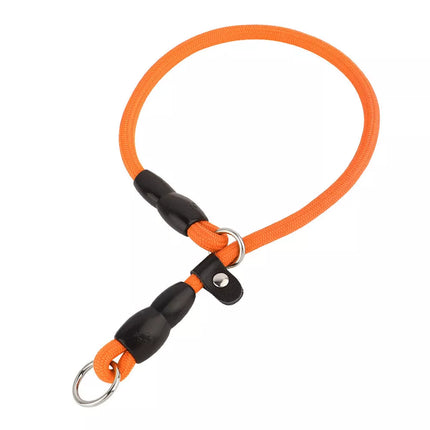 Nylon Verstelbare Halsband Voor Honden | Training en Wandelen | Hoogwaardige Veiligheidssluiting | Comfortabele Pasvorm | Geschikt Voor Alle Maten & Rassen | Rood, Blauw, Zwart of Oranje
