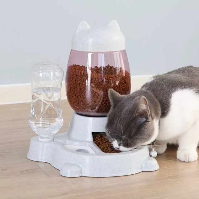 AutoPaws automatisch voer- en waterstation voor huisdieren | Vers water en voer | Tijdbesparend en ruimtebesparend ontwerp | Gezondheid en welzijn kat en hond