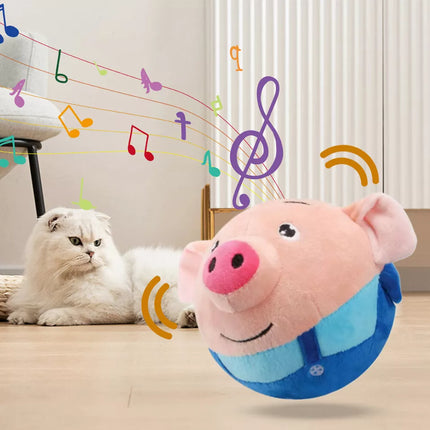 Varkensvormig Hondenspeeltje | Springend en Piepend | Actief en Interactief | Geestelijke Stimulerende Fun | Muzikale Vriend voor Je Hond