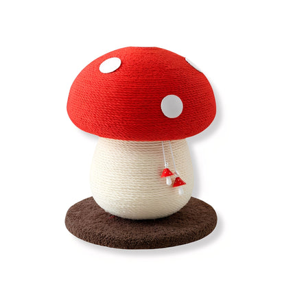 Drapak dla kota Shroomi | Wzór grzyba sizalowego | Instynkt drapania | Dekoracyjne zabawki dla zwierząt