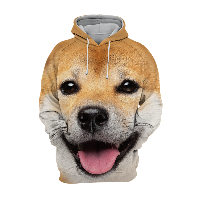 Unisex Trui Met Hondenthema | Shiba Inu Anime Print | Comfortabele Katoenmix | S-4XL | Casual Dierenliefhebbers Cadeau