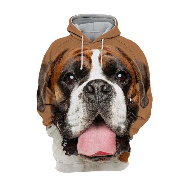 Dierenliefhebbers Trui | Zachte Katoenmix | Boxer Patroon | Unisex | Maten S-4XL